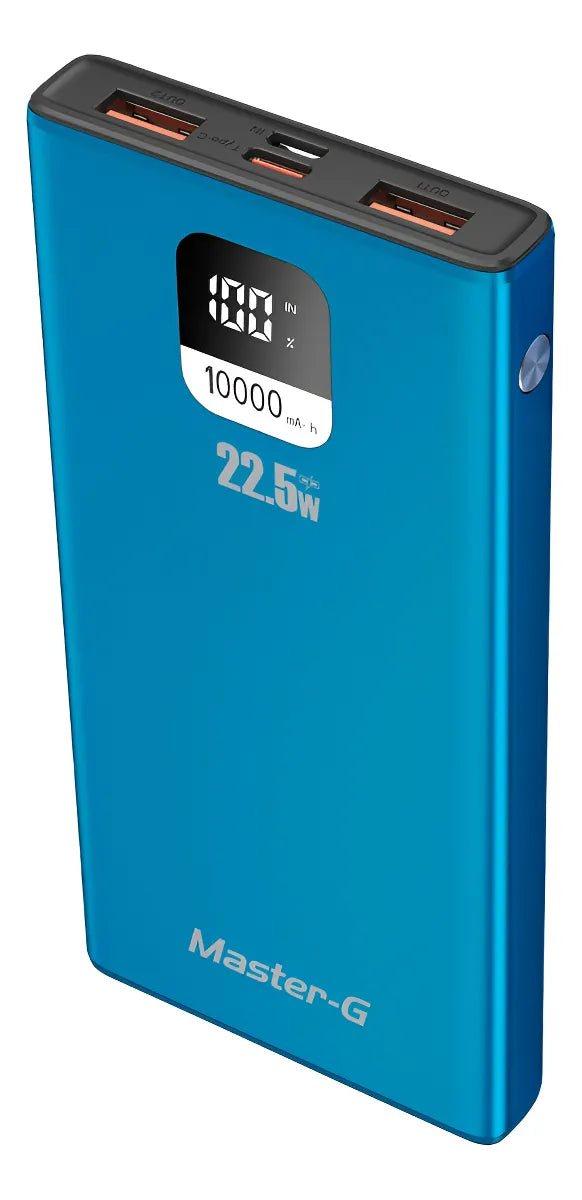 Power Bank 10000mAh 22.5W PD Master-G Azul