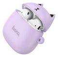 Audífonos Bluetooth Hoco EW45 Funda Gato Lila