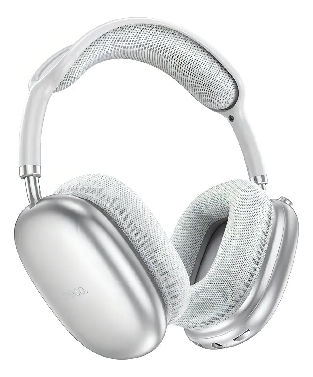 Audífonos Bluetooth Hoco W35 Air 45h iPhone Android - Plata