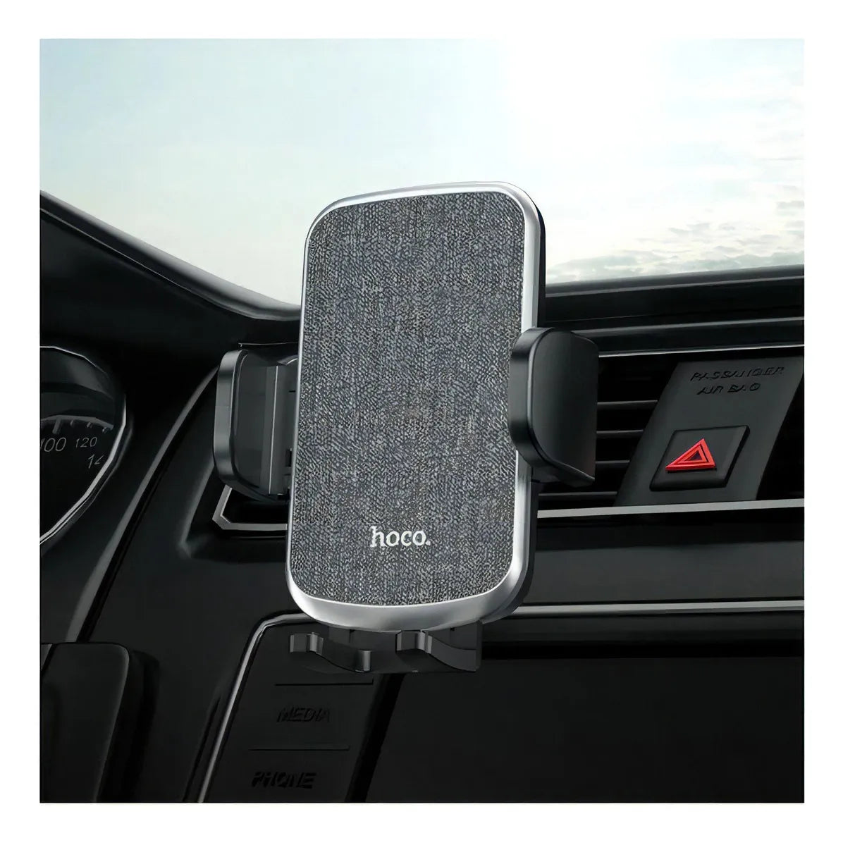 Soporte Auto Hoco CA94 Rejilla Universal Negro