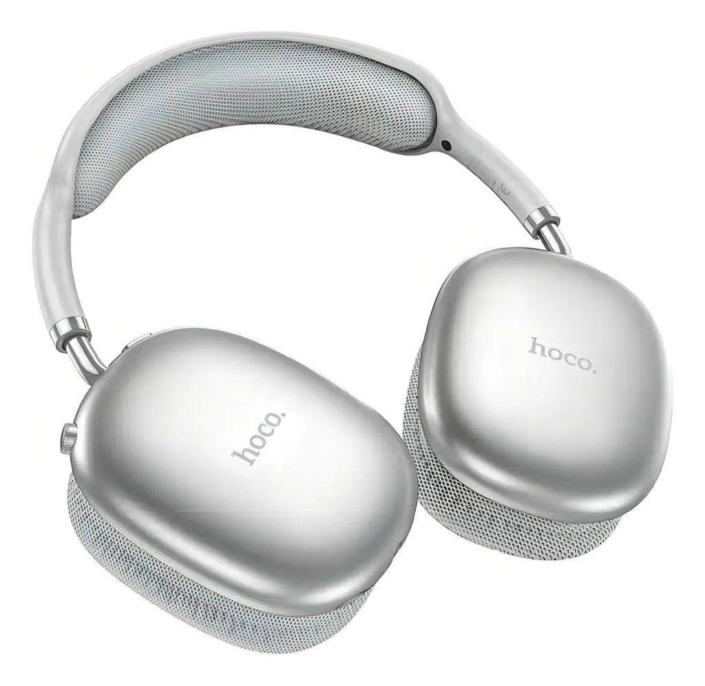 Audífonos Bluetooth Hoco W35 Air 45h iPhone Android - Plata